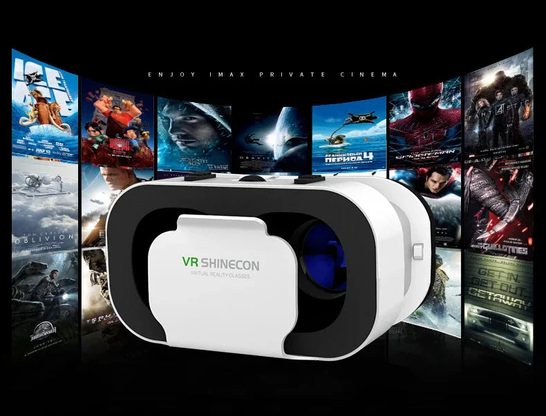 Óculos VR SHINECON Open – Compatíveis com Android e iPhone, com comando bluetooth