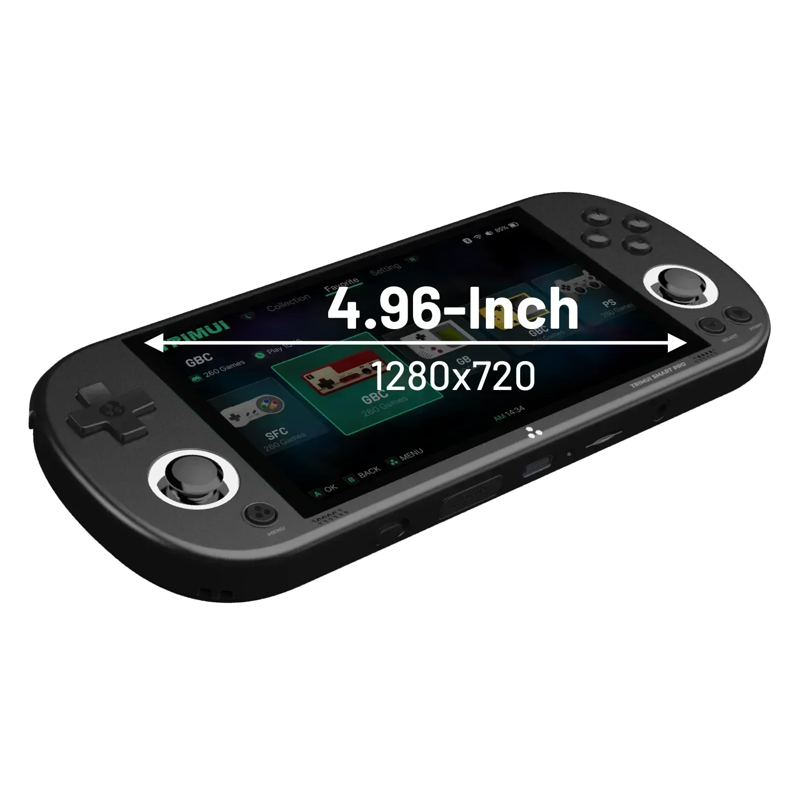 TRIMUI SMART PRO - Consola Portátil com 13000 Jogos incluidos, Wi-Fi e Bluetooth