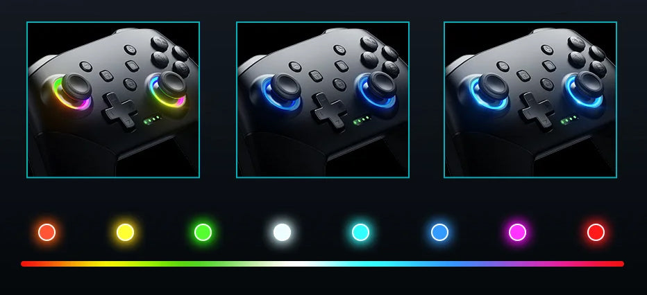 Comando DATA FROG Wireless - Para Nintendo Switch OLED/Lite, Turbo Programável, Bluetooth