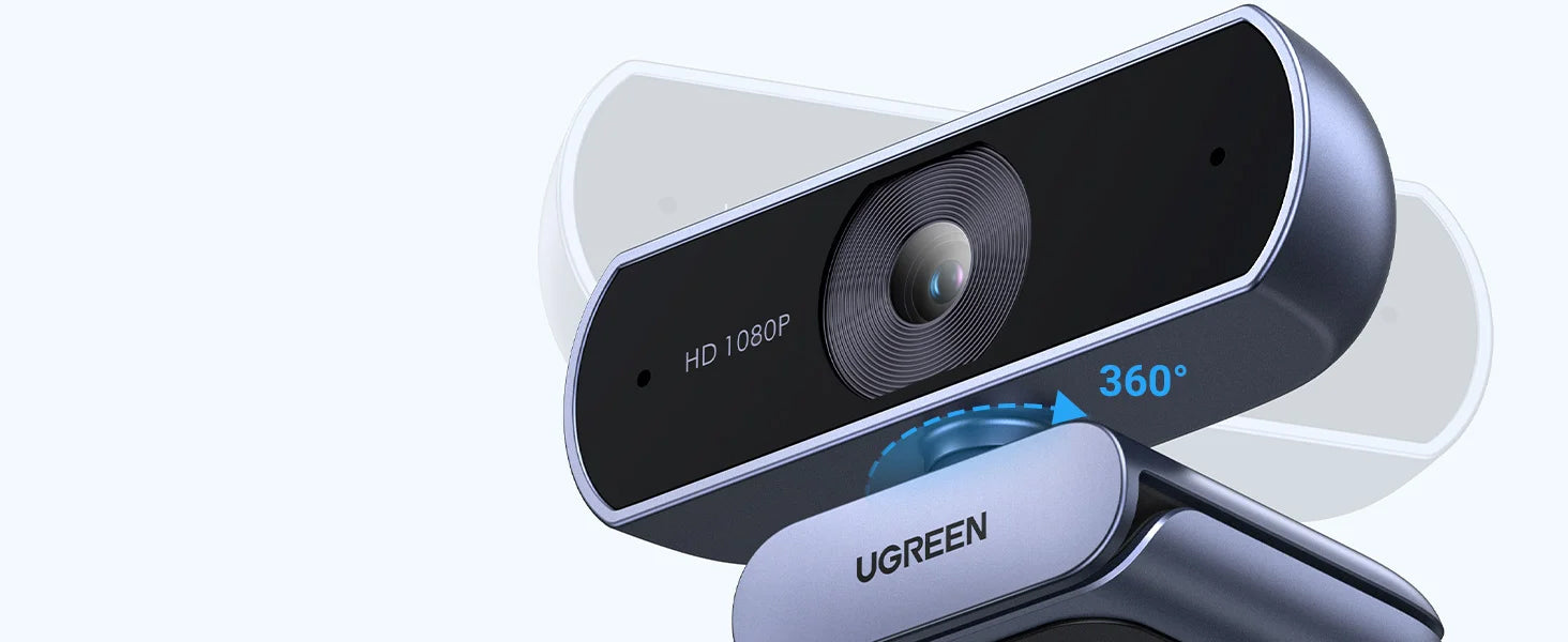 Webcam UGREEN 1080P - Para Streaming, Gaming e Videochamadas, HD