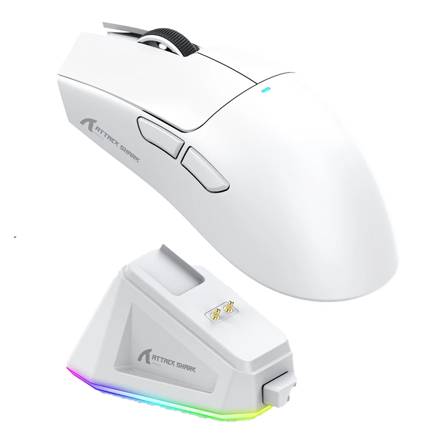 Rato Gaming ATTACK SHARK X11 – Sem Fios, 22.000 DPI, RGB, Base de Carregamento Magnética