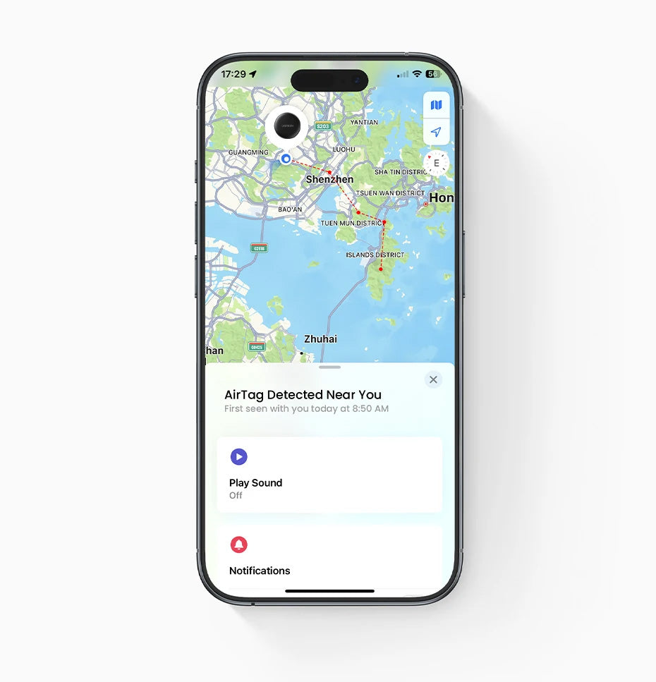 UGREEN Tracker – Localizador para Chaves, Mochila, Bagagem e Animais, Compatível com Apple Find My
