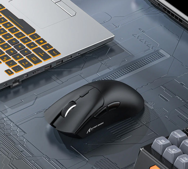 Rato Gaming ATTACK SHARK R1 – Sem Fios, 18.000 DPI, Bluetooth, Sensor PAW3311