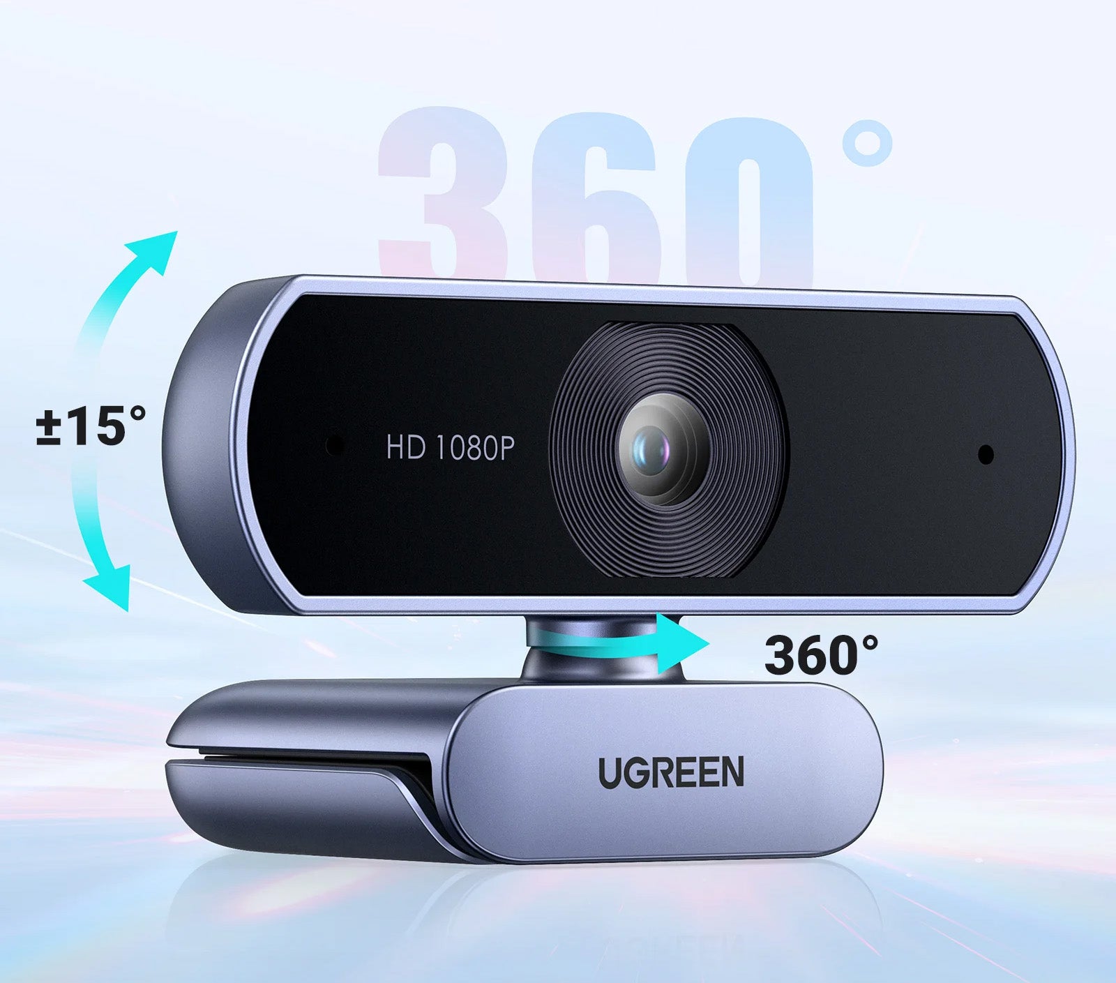 Webcam UGREEN 1080P - Para Streaming, Gaming e Videochamadas, HD