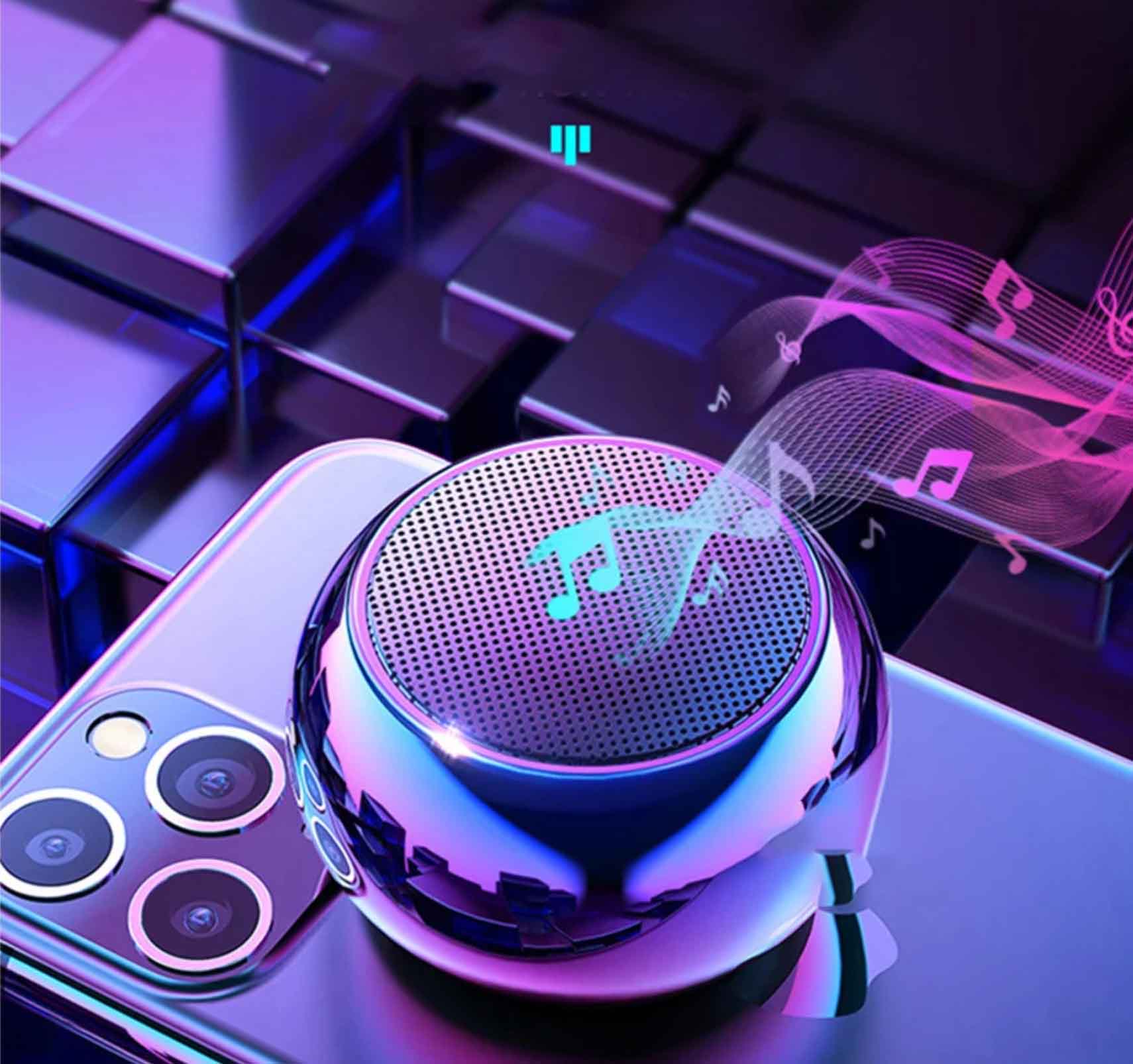 Mini Coluna KEYOUNTON Bluetooth - Hi-Fi Portátil com Subwoofer