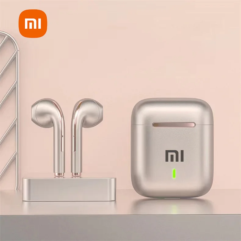 Auriculares sem fios XIAOMI J18 metalizado com caixa fechada
