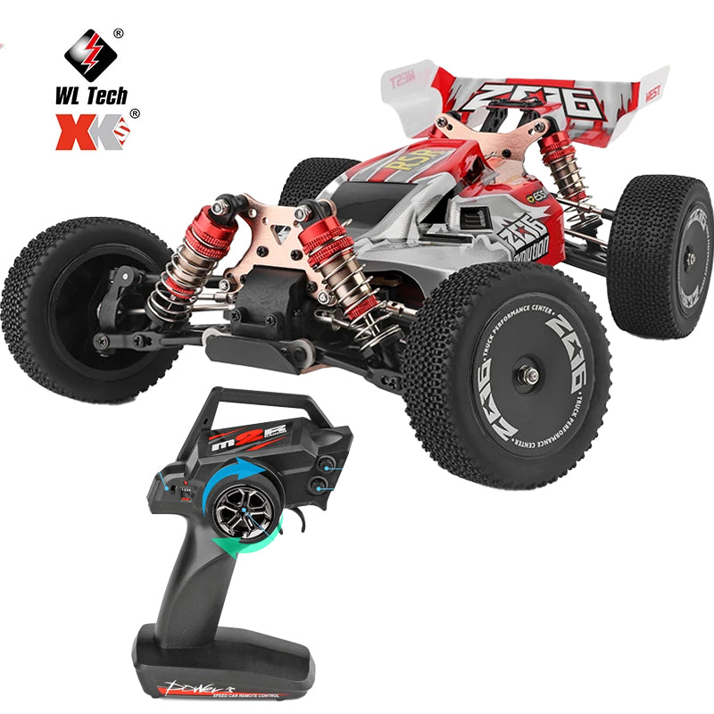 WLtoys 75km/h - Carro RC, 1/14, 4WD, Alta Velocidade