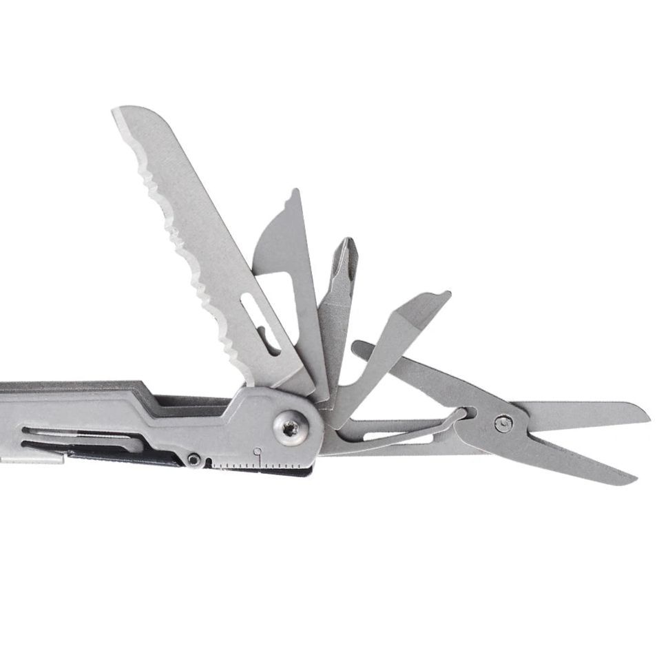 Multi-Ferramenta SOG 18 em 1 – Alicate Dobrável, Facas, Tesoura, Chaves e Abridores