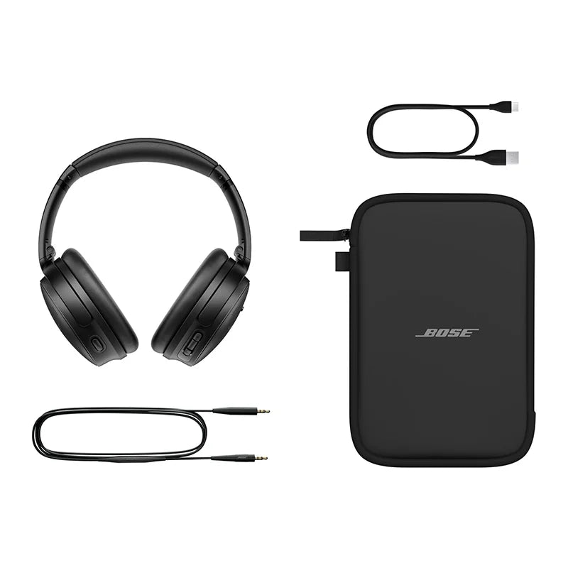 Headphones Bose QuietComfort SC – Auscultadores Sem Fios, Cancelamento de Ruído, Bluetooth 5.1, 24h de Autonomia