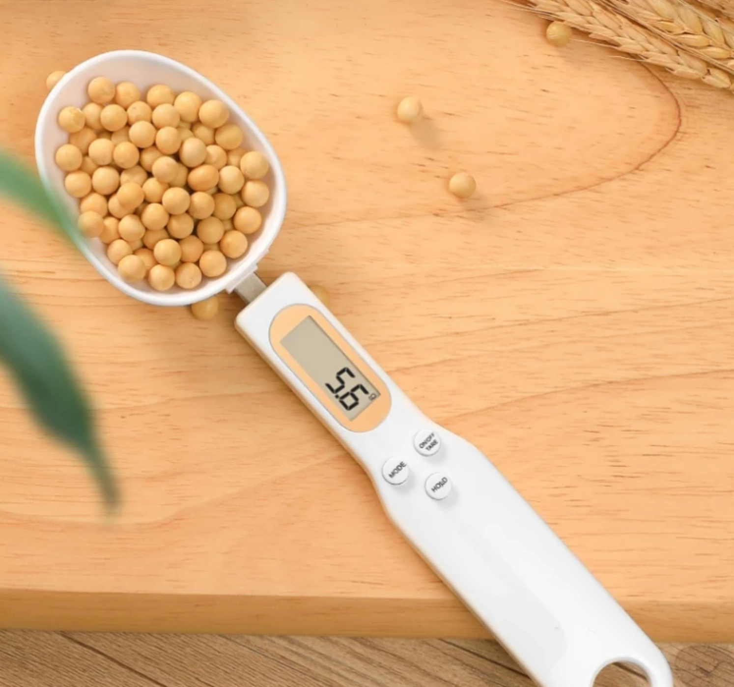 Colher de Pesagem Digital – Precisão 0,1g, Capacidade até 500g, Ecrã LCD