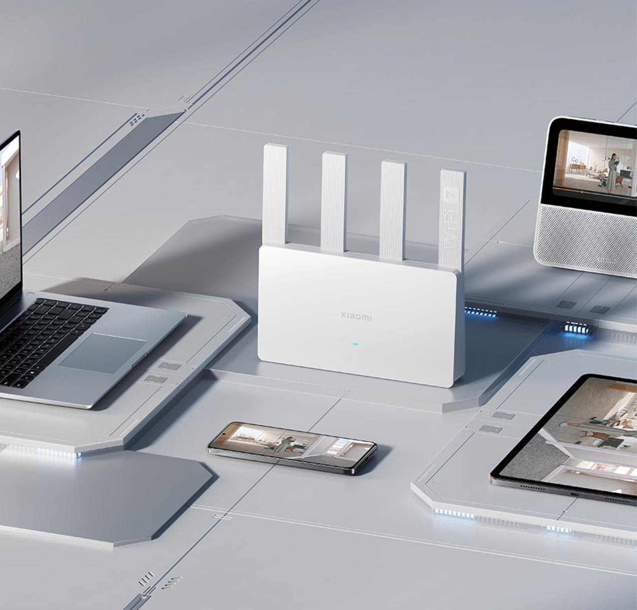 Router XIAOMI BE3600 2.5G - Internet estável em toda a casa - Wi-Fi 7, Dual-Band