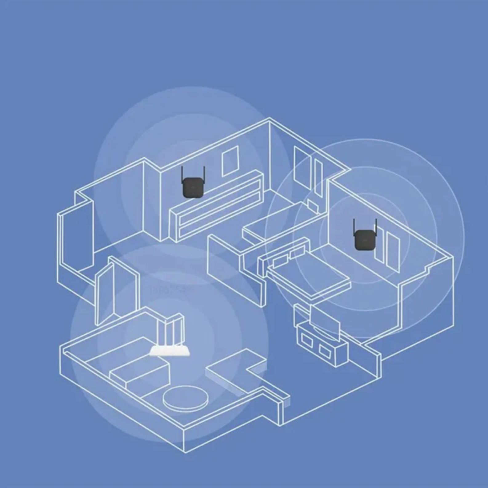 Amplificador Wi-Fi XIAOMI Pro 300M 2.4G - Repetidor, Expansor de Rede