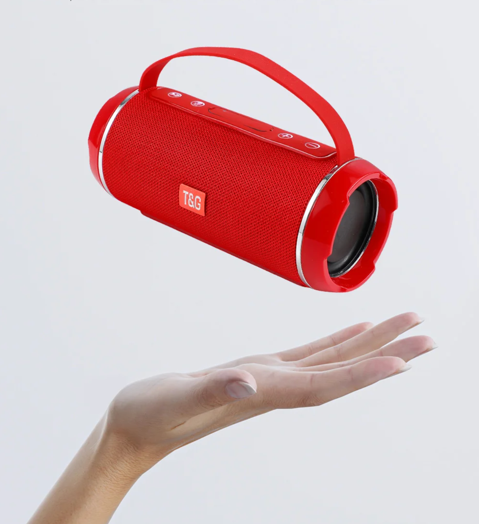 Coluna Bluetooth TG116C Portátil - Subwoofer à Prova De Água, Som Stereo 3D, Chamada Mãos Livres