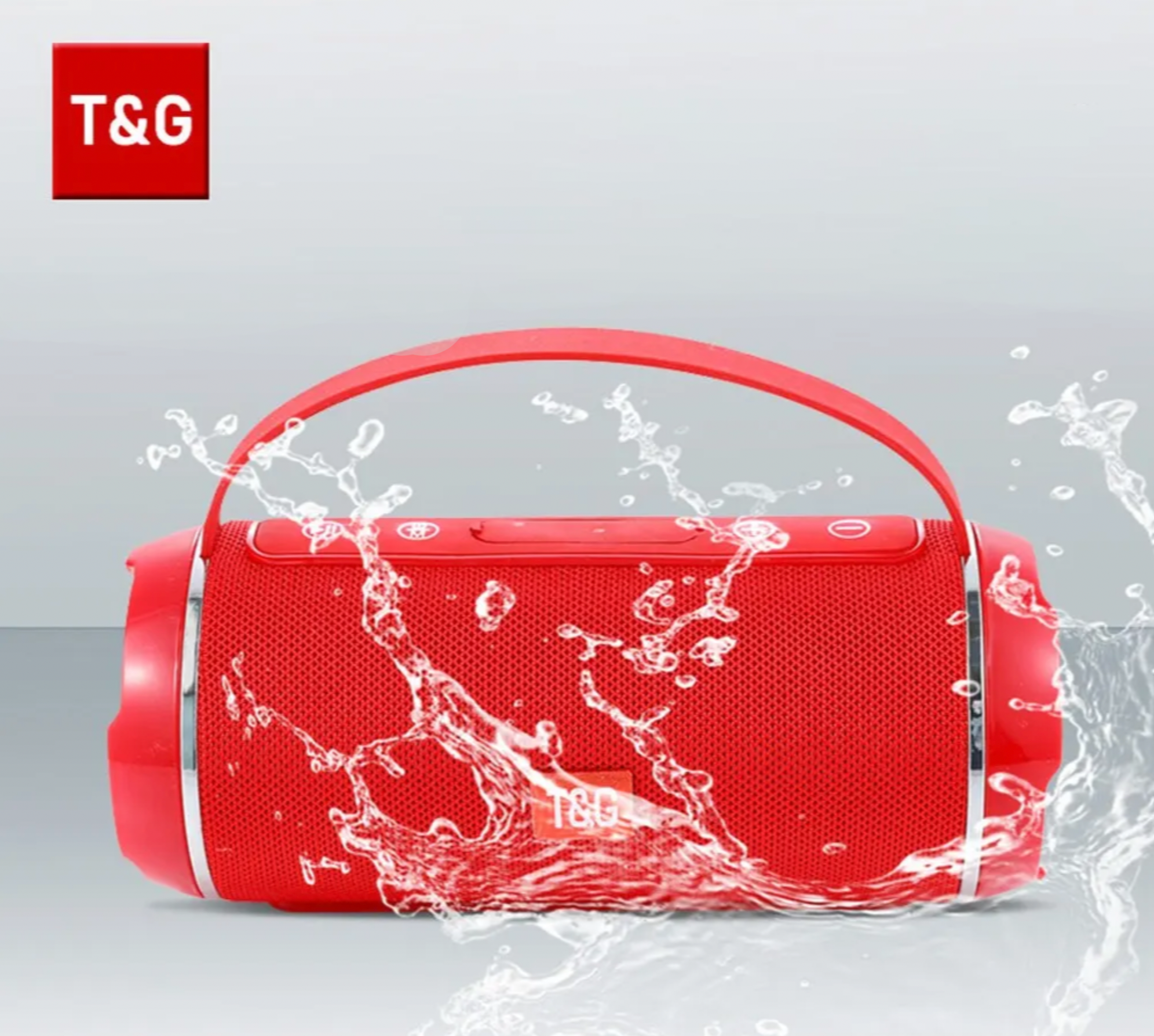 Coluna Bluetooth TG116C Portátil - Subwoofer à Prova De Água, Som Stereo 3D, Chamada Mãos Livres