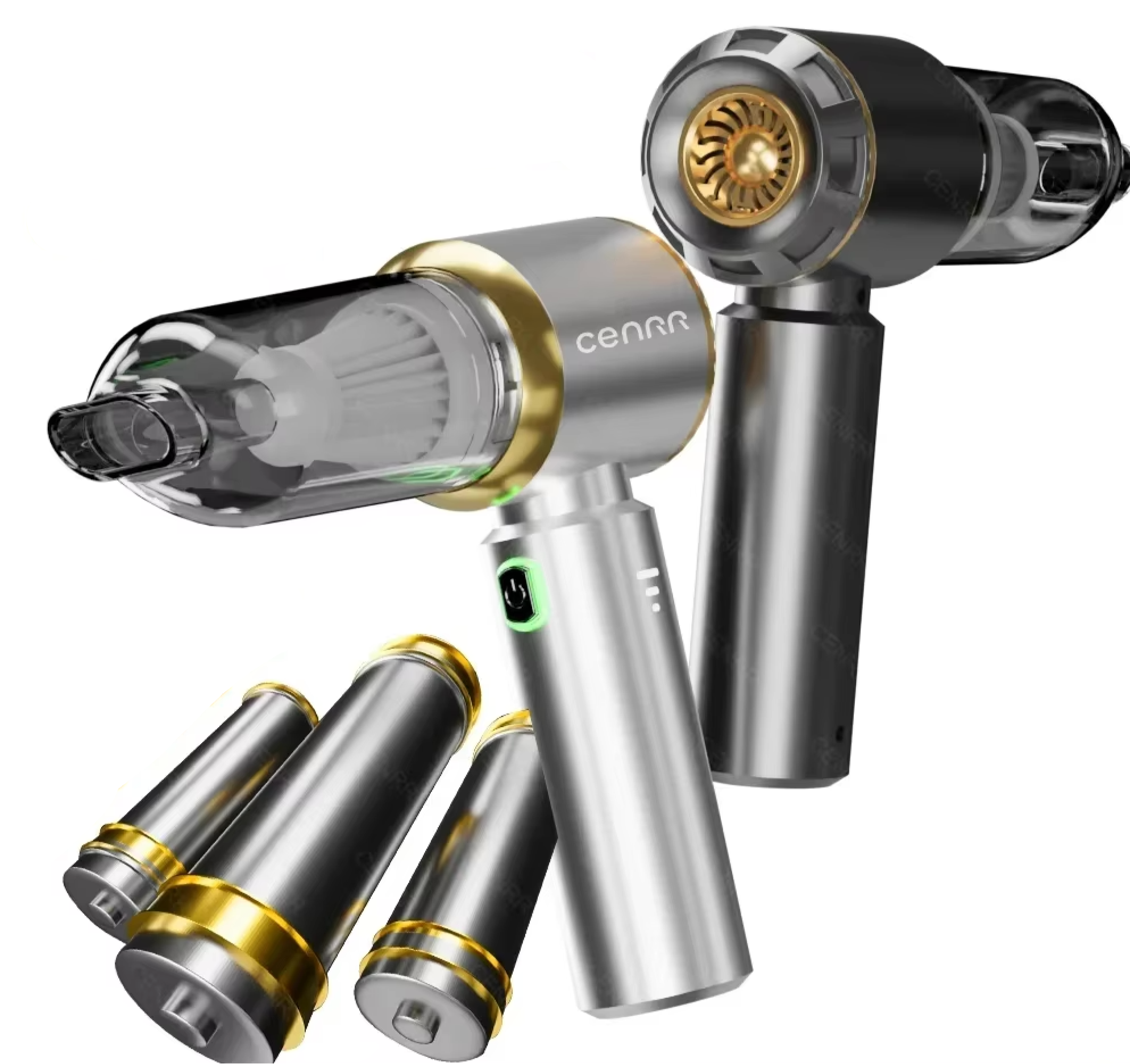 Aspirador Portátil CENRR 360000PA – Sem Fios, Aspiração Húmida e Seca, Motor Brushless, USB-C