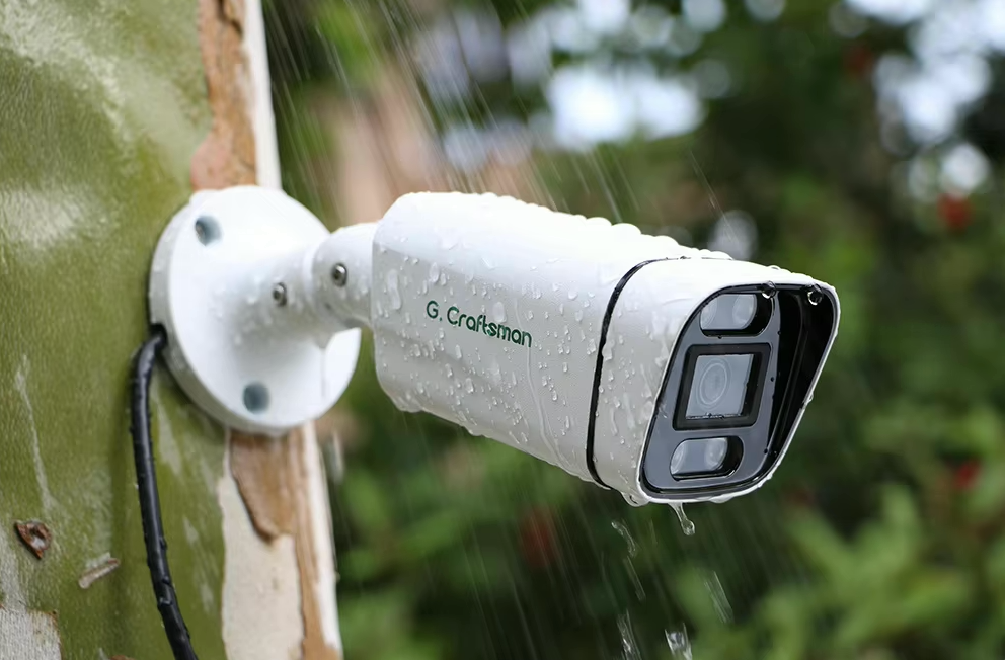 Câmera de Segurança G.CRAFTSMAN - 6MP, Deteção Movimento e Visão Noturna