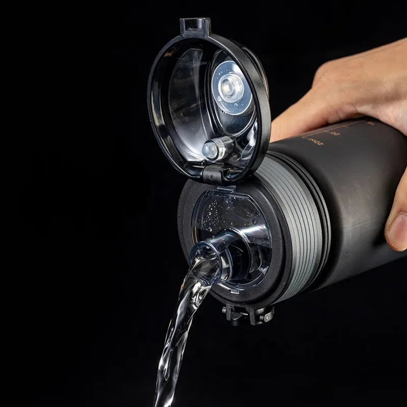 Garrafa de Água NEW.B Desportiva em Tritan - 650ml, 1000ml, 1500ml, Ecológica e Resistente para Ciclismo, Escalada e Ginásio