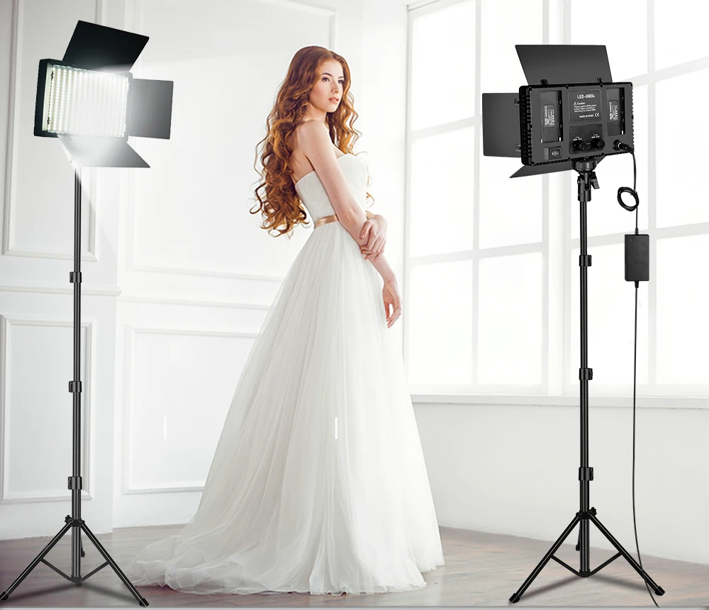 NAGNAHZ U800 - Luz LED para Fotografia e Vídeo, 3200K-5600K, Ajustável