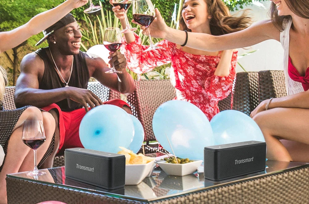 Coluna TRONSMART SoundPulse - Bluetooth Portátil, Controle Touch, Soundbar, 40W, NFC e MicroSD