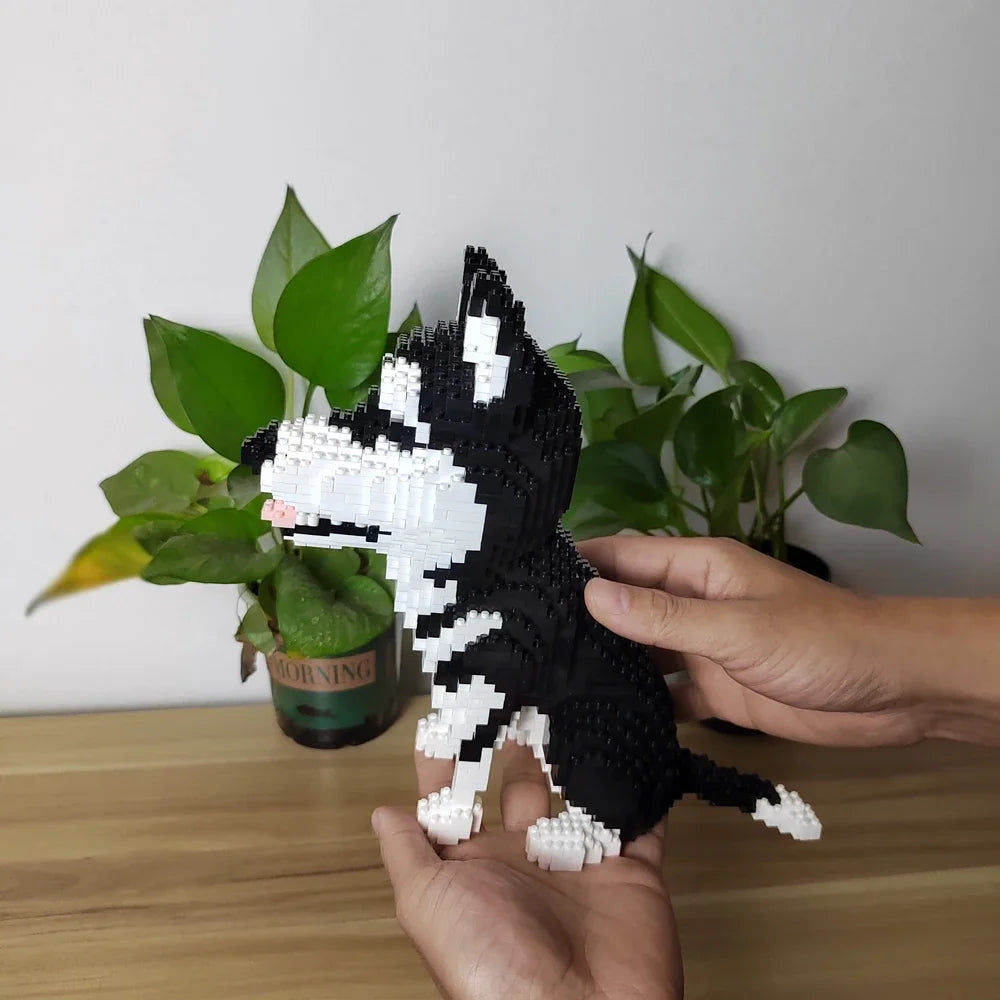 Cães Pequenos - Blocos de Montagem, Micro Peças 3D