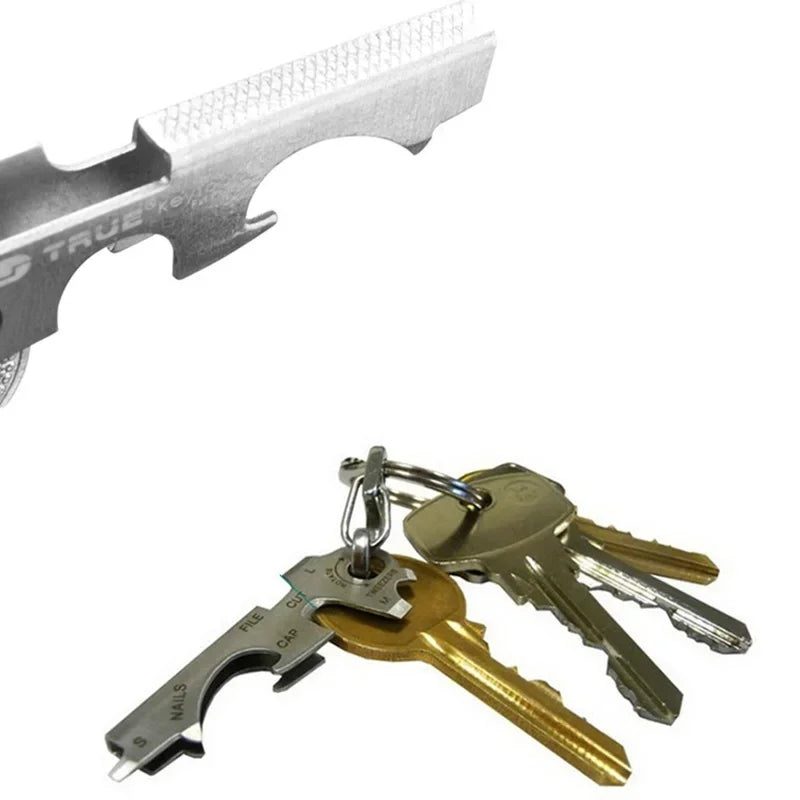 Chave Multifuncional 8 em 1 – Abre Garrafas, Chaves de Fenda, Cortador de Fio, Pinça e Mais