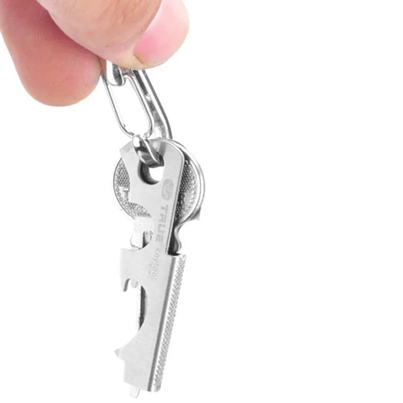 Chave Multifuncional 8 em 1 – Abre Garrafas, Chaves de Fenda, Cortador de Fio, Pinça e Mais