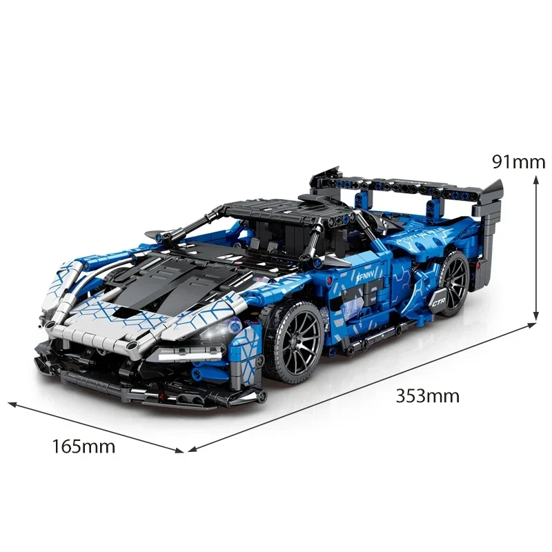 Constrói um McLaren Senna GTR - Nivel avançado, Blocos de Construção, Desafio de Montagem
