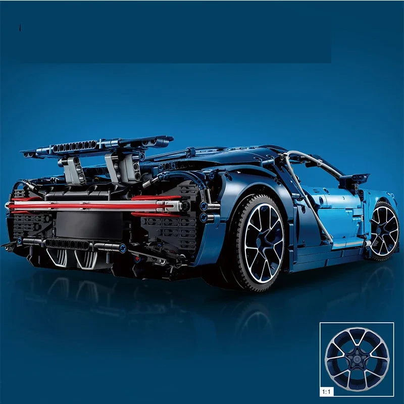 Constrói o Bugatti Chiron – Blocos de Construção Avançado (3599 Peças)
