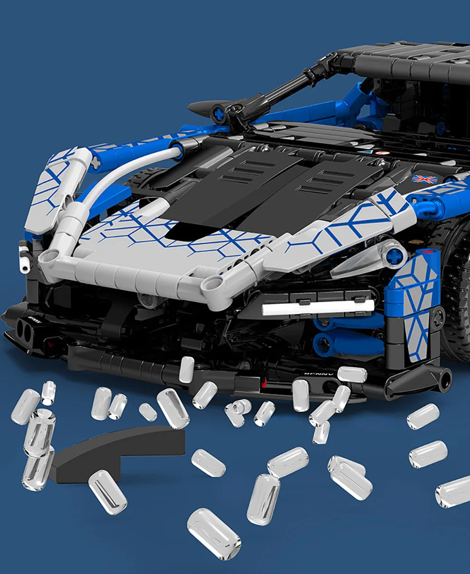 Constrói um McLaren Senna GTR - Nivel avançado, Blocos de Construção, Desafio de Montagem