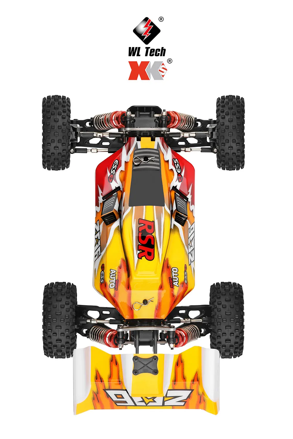 WLtoys 75km/h - Carro RC, 1/14, 4WD, Alta Velocidade