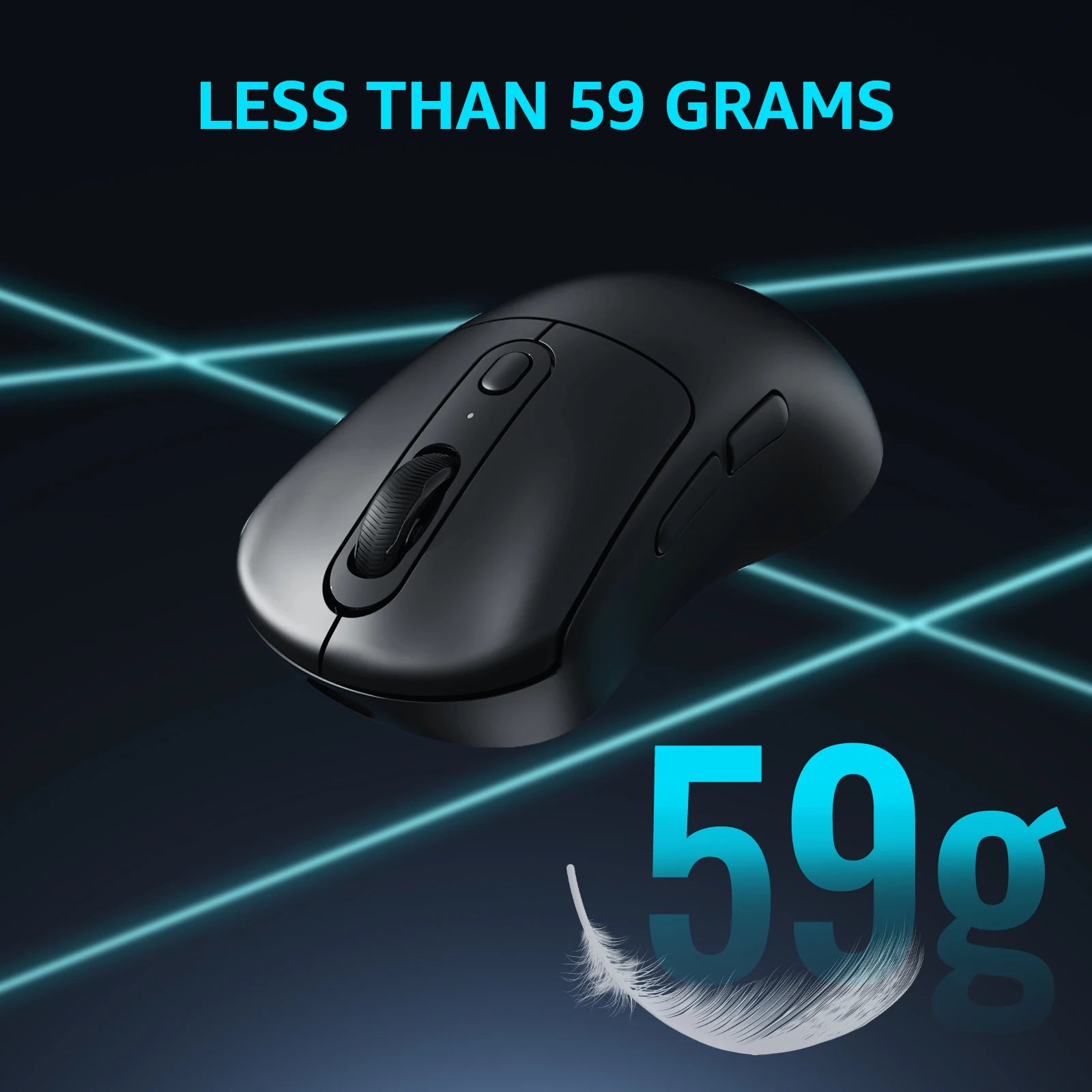 Rato Gaming RAPOO VT3PRO – Sem Fios, 26.000 DPI, 59g, 9 Botões Programáveis