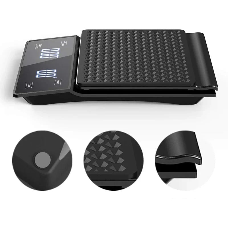 Balança NANUM de Cozinha Digital com Temporizador – Alta Precisão, 3kg, 0.1g, Ecrã LED, Portátil