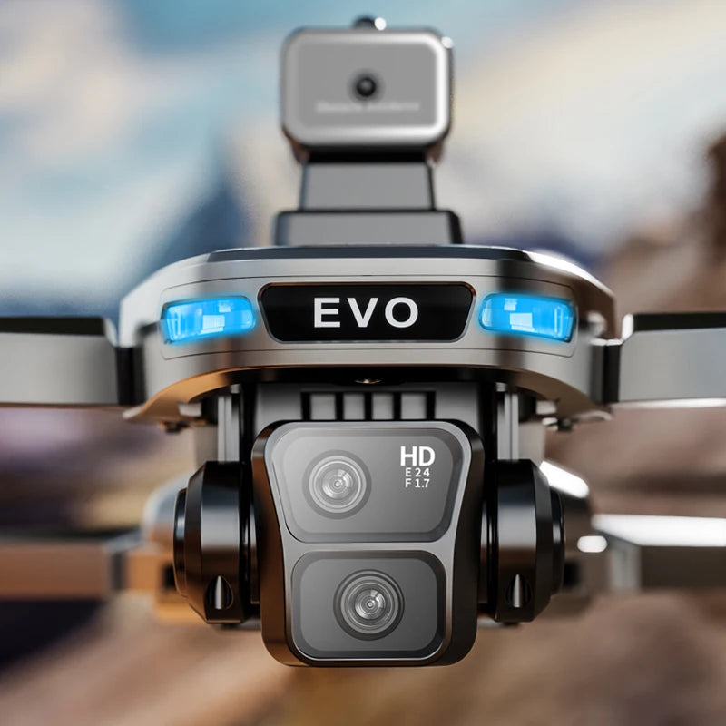 Câmara HD frontal do drone SG109 PRO MAX com luz LED azul de navegação