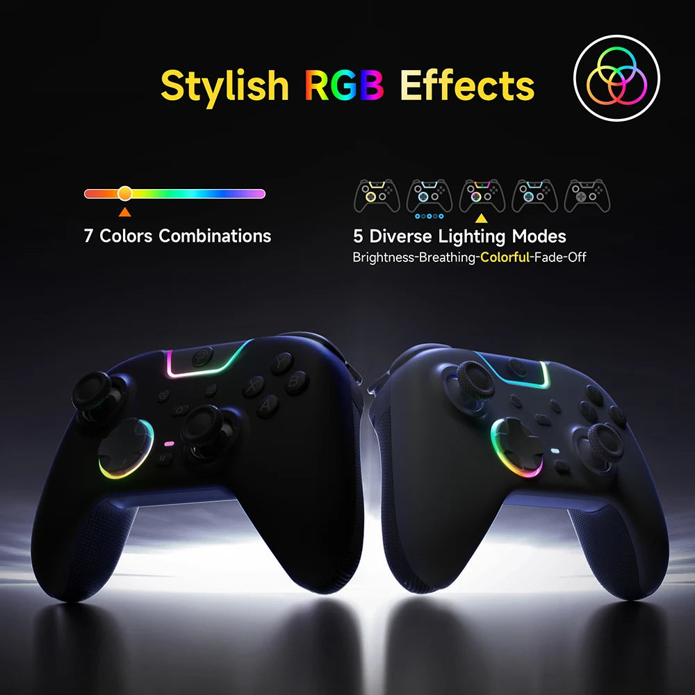 Comando Gaming EasySMX X05 Pro – Wireless, Hall Effect Triggers, para PC, Switch, IOS e Android