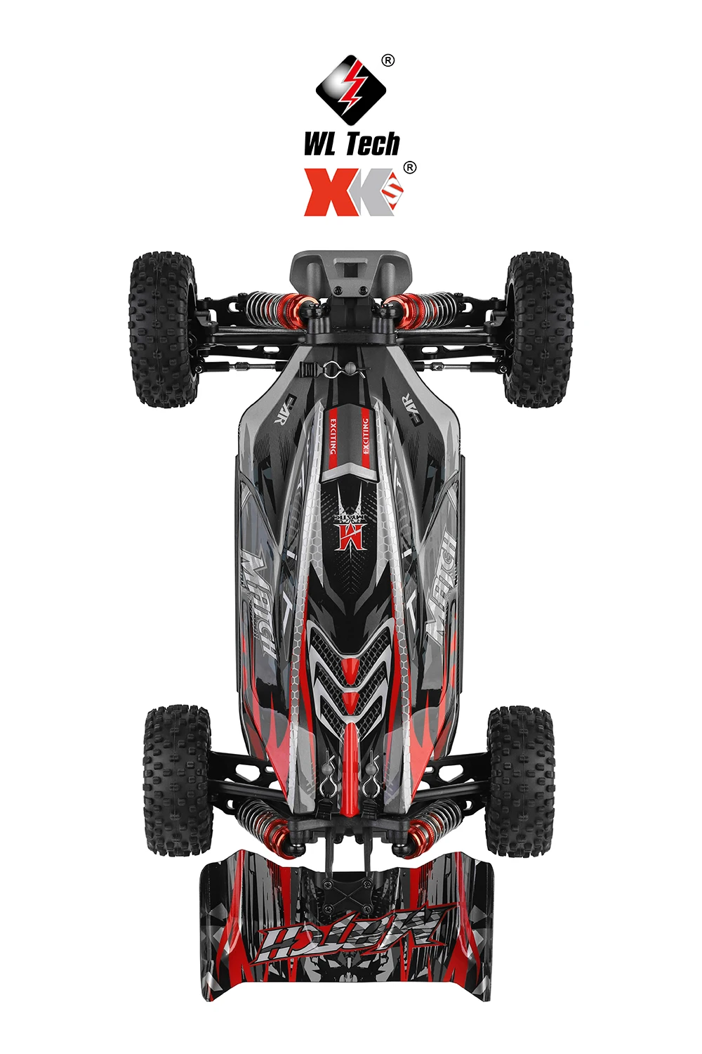 WLtoys 55km/h - Carro RC, 1/12, 4WD, Alta Velocidade