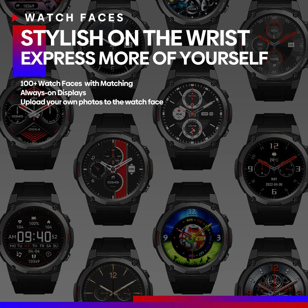 Smartwatch ZEBLAZE Vibe 7 Pro – AMOLED 1.43