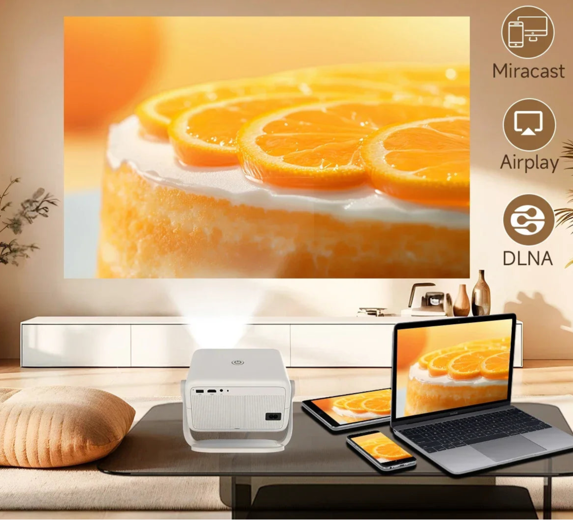 Projetor MAGCUBIC L018 – 4K, 650 ANSI, Android 11, Auto Focus, Wi-Fi 6