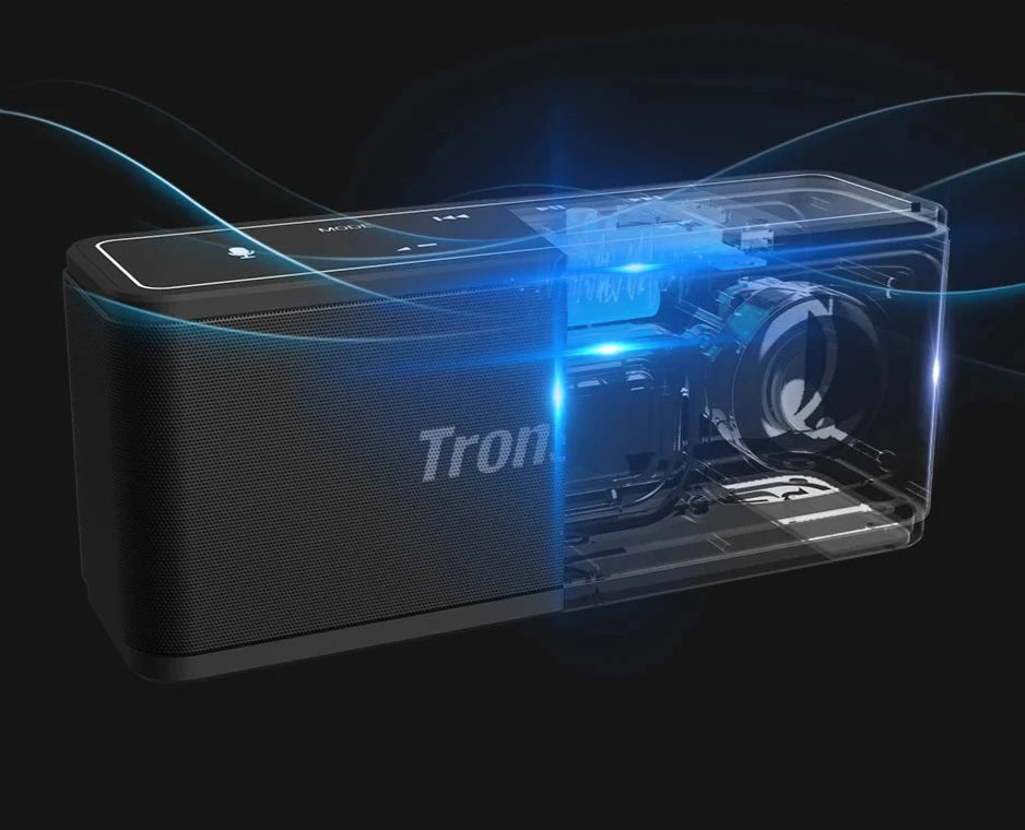 Coluna TRONSMART SoundPulse - Bluetooth Portátil, Controle Touch, Soundbar, 40W, NFC e MicroSD