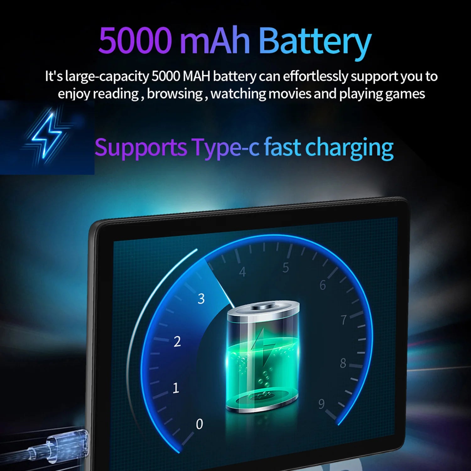 Tablet BDF - Android 13, Octa-Core, 4GB RAM, 64GB, WiFi, Bluetooth