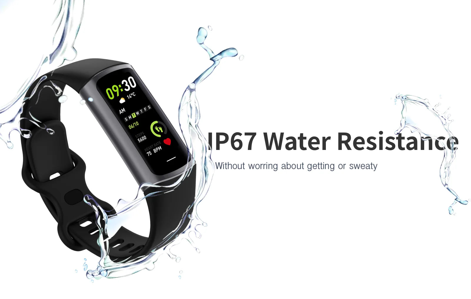 Smartwatch Fitness LIGE Sport – Pulseira Inteligente Desportiva com ecrã AMOLED