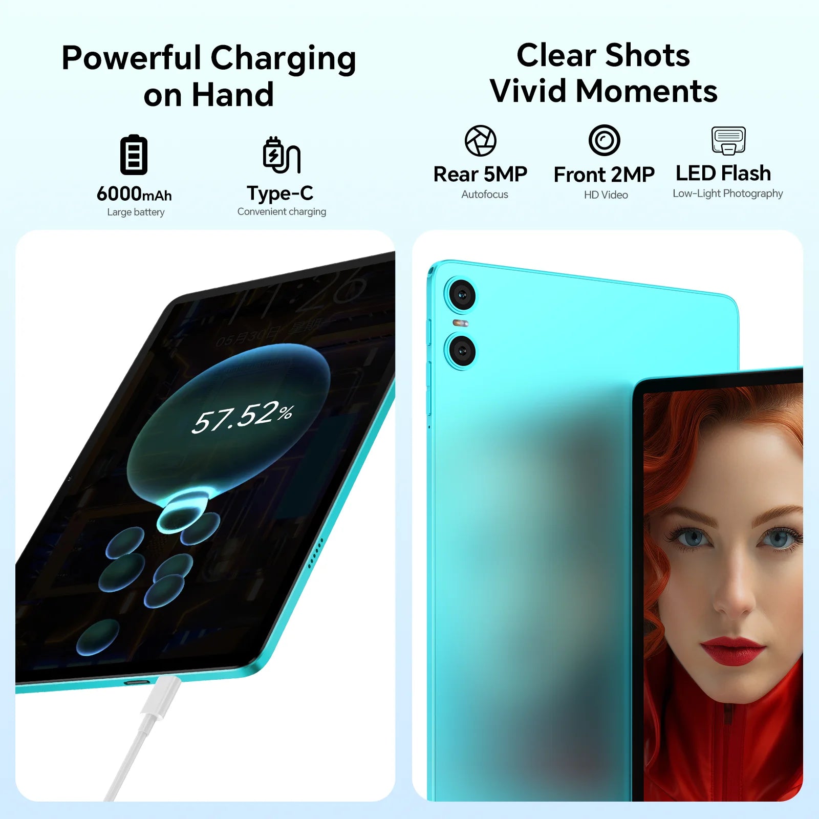 Tablet TECLAST P33 – Android 15, IPS, 9GB RAM, 64GB, WiFi