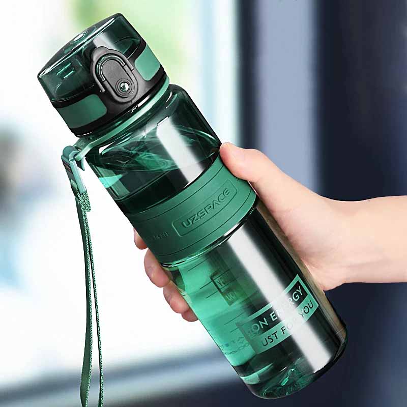 Garrafa UZSPACE de Água com Infusor de Chá - 500ml/1000ml, para Desporto, Atividades ao Ar Livre, ginásio e escritório