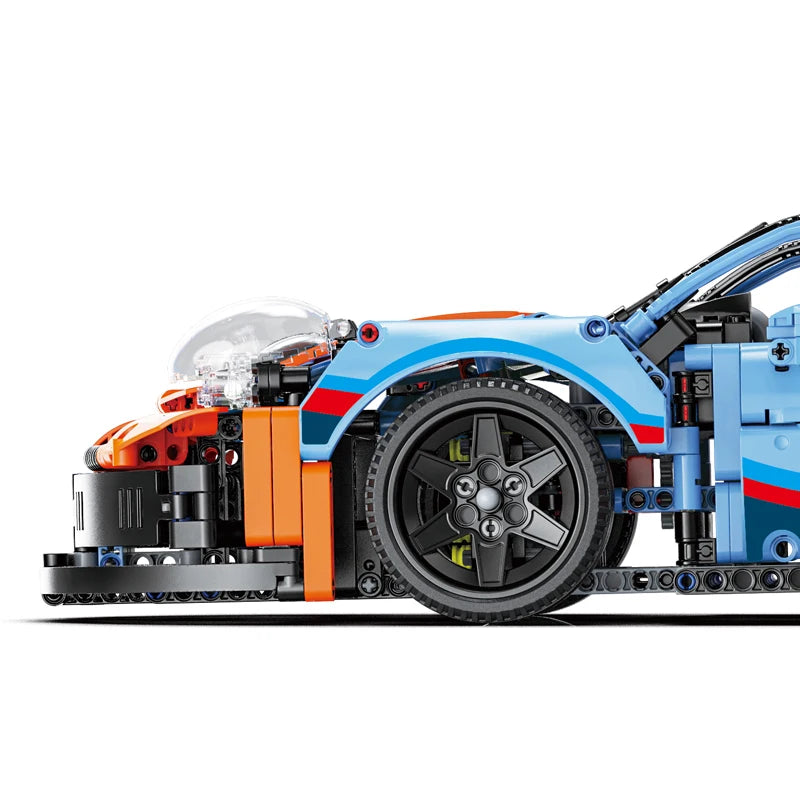 Carro Desportivo RSR para Montar – 1580 peças, Blocos para Construção, Desafio de Montagem