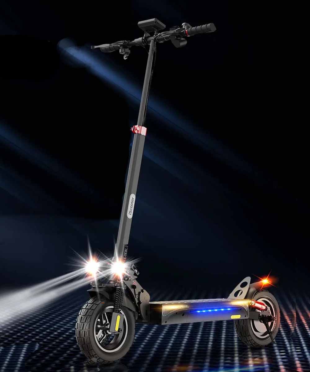 Trotinetes IX6 e IX4 elétricas - Potências de 800W/1000W, Pneus Off-Road, Velocidade Máxima de 45 km/h, Alcance Até 45 km