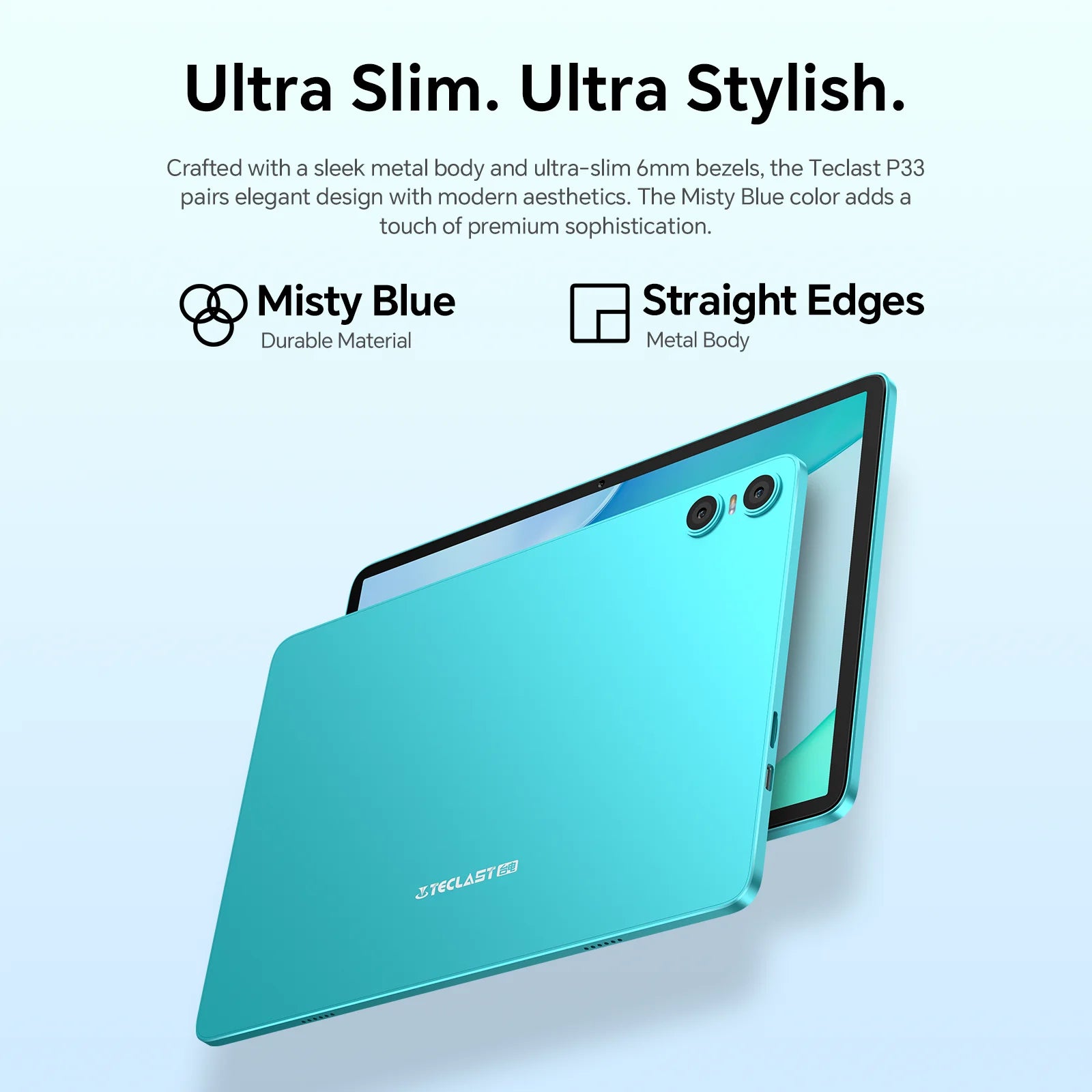 Tablet TECLAST P33 – Android 15, IPS, 9GB RAM, 64GB, WiFi