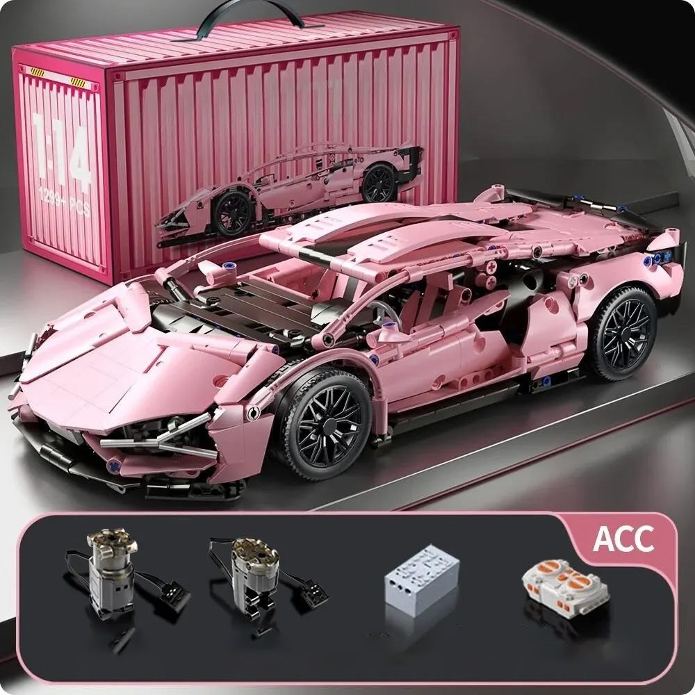 Constrói um Lamborghini -  Dificuldade média, Blocos de Construção, Desafio de Montagem