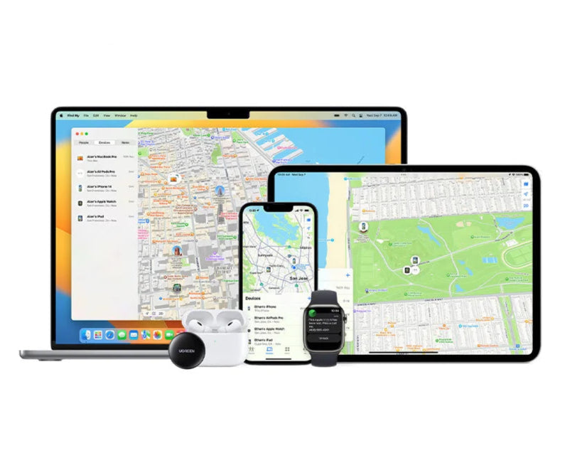 UGREEN Tracker – Localizador para Chaves, Mochila, Bagagem e Animais, Compatível com Apple Find My