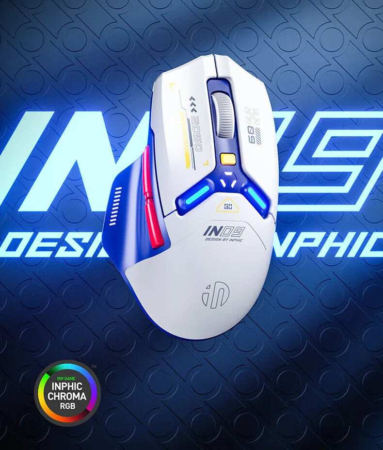 Rato Gaming eSports INPHIC IN9 - Sem Fios, 10000 DPI, Bluetooth e RGB