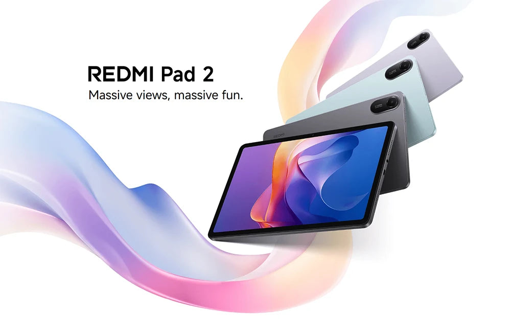 Tablet Redmi Pad 2 Wi-Fi – Ecrã 2.5K de 11 polegadas, 256GB, 9000mAh