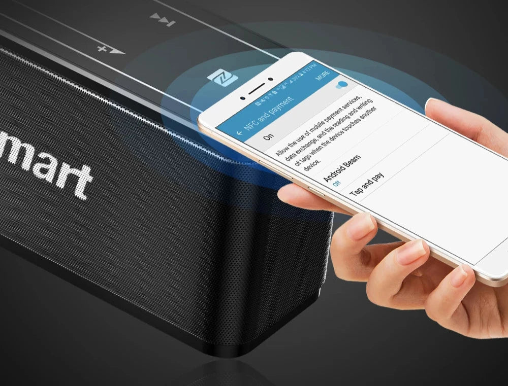 Coluna TRONSMART SoundPulse - Bluetooth Portátil, Controle Touch, Soundbar, 40W, NFC e MicroSD